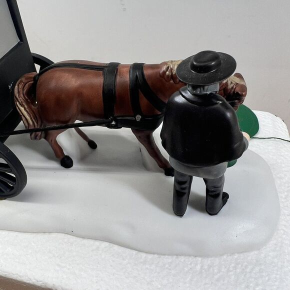Heritage Village Dept 56 Amish Buggy #5949-8 NEEDS FIXED Carriage Glued See Pics - Picture 15 of 16